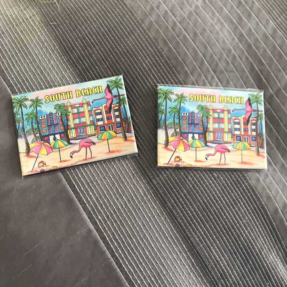🗽Miami South Beach Magnets (2)